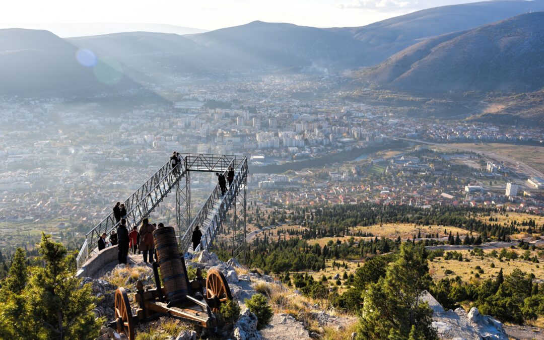 Zip-line and a glass of wine 