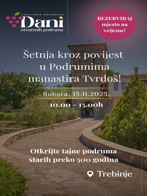 Podrumi manastira Tvrdoš